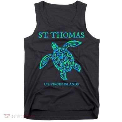 St Thomas Sea Turtles Usvi Vacation Souvenir Tank Top
