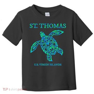 St Thomas Sea Turtles Usvi Vacation Souvenir Toddler T-Shirt