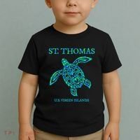 St Thomas Sea Turtles Usvi Vacation Souvenir Toddler T-Shirt thumb 2