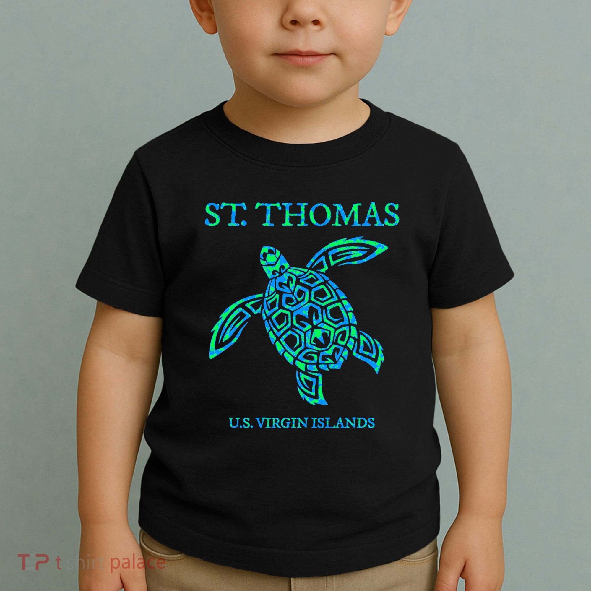 St Thomas Sea Turtles Usvi Vacation Souvenir Toddler T-Shirt