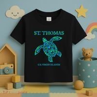 St Thomas Sea Turtles Usvi Vacation Souvenir Toddler T-Shirt thumb 3