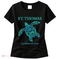 St Thomas Sea Turtles Usvi Vacation Souvenir Women's T-Shirt thumb 0