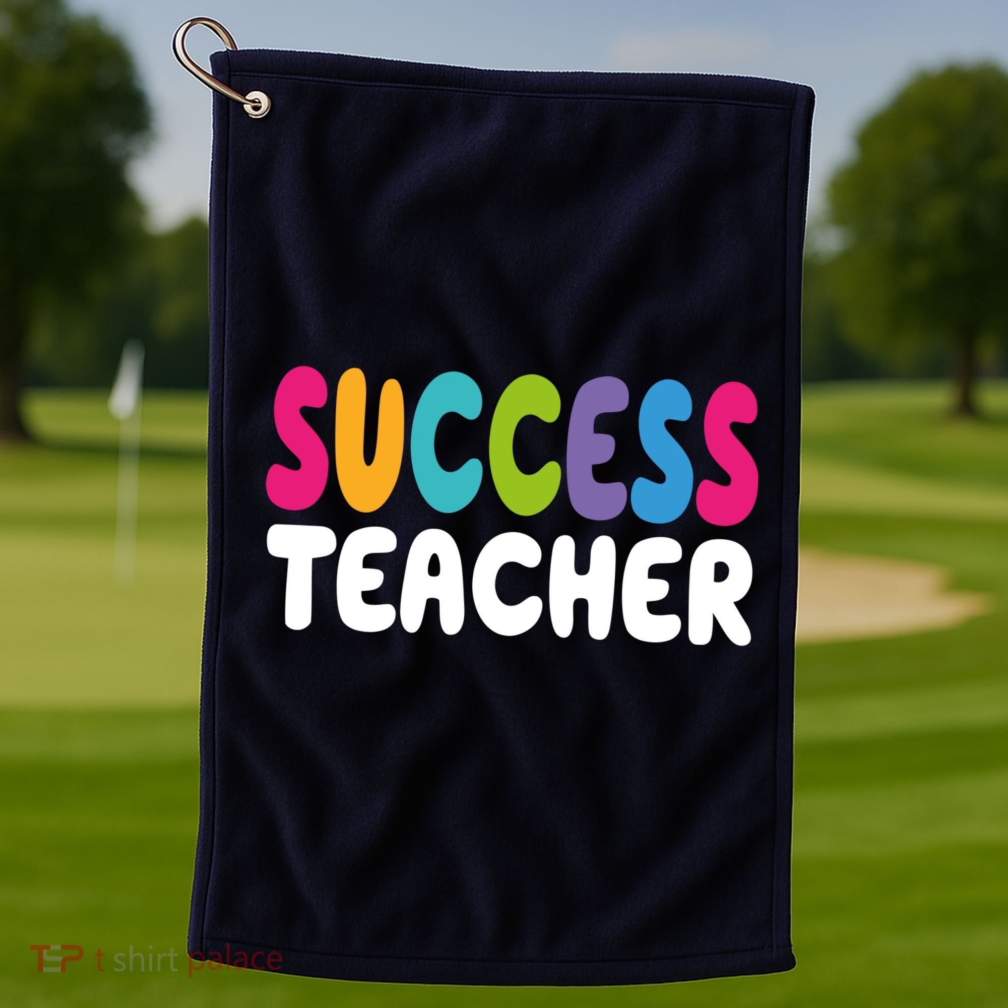 Success Teacher Golf Towel