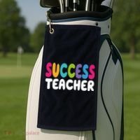Success Teacher Golf Towel thumb 2