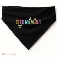 STEMINIST Technology Student USA-Made Doggie Bandana thumb 0