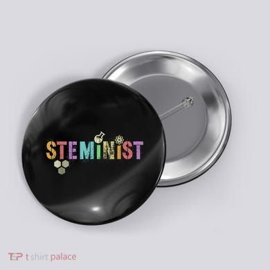 STEMINIST Technology Student Button