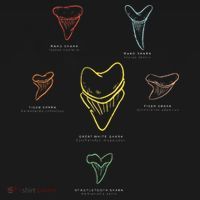 Shark Teeth Shark Tooth Types Shark Teeth Collector T-Shirt thumb 7