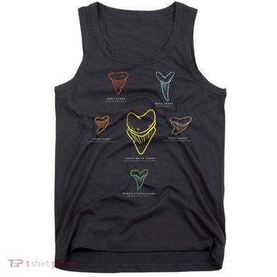 Shark Teeth Shark Tooth Types Shark Teeth Collector Tank Top