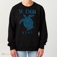 Sea Turtle St Croix USVI Women's Sweatshirt thumb 0