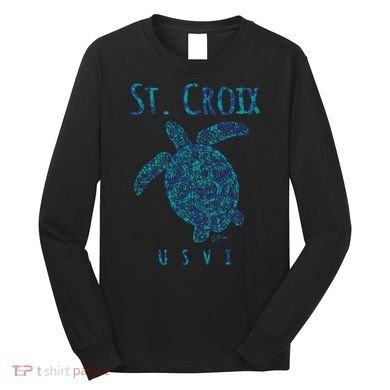 Sea Turtle St Croix USVI Long Sleeve Shirt