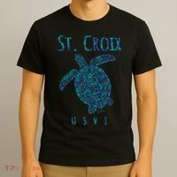 Sea Turtle St Croix USVI T-Shirt thumb 3