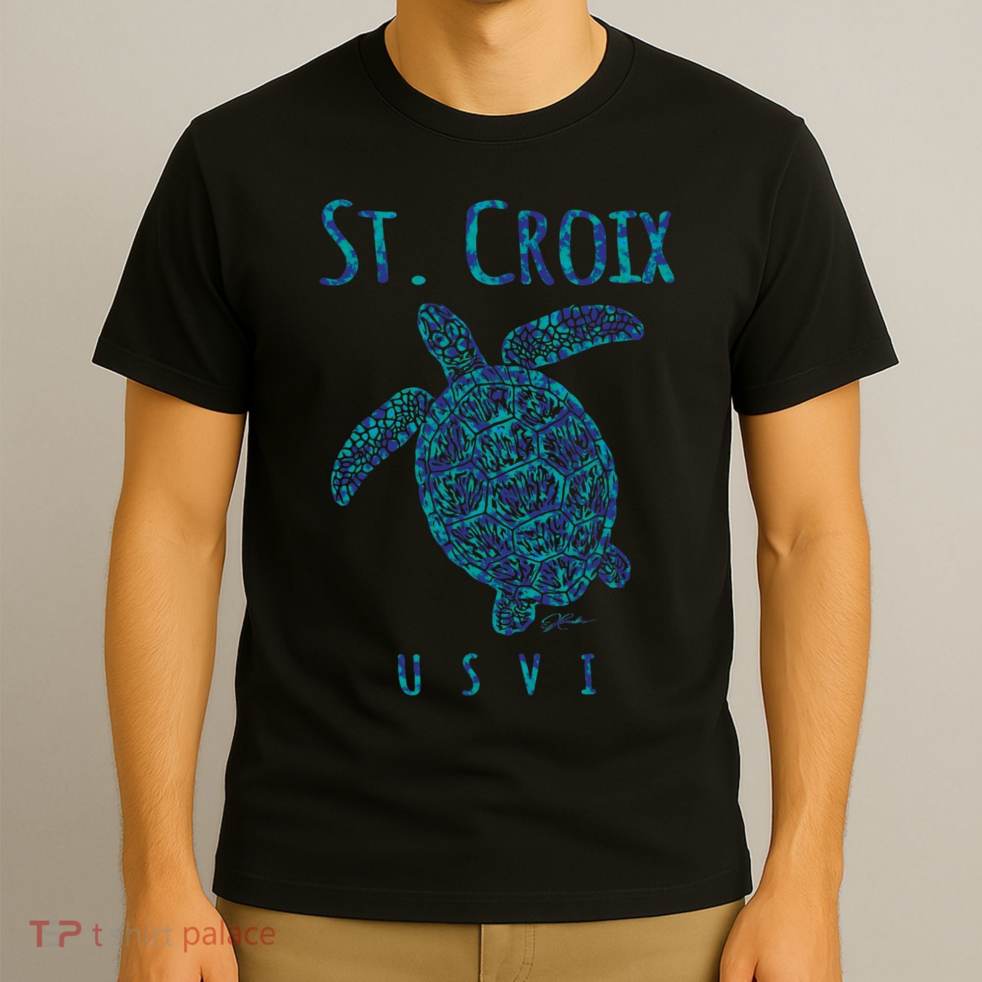 Sea Turtle St Croix USVI T-Shirt