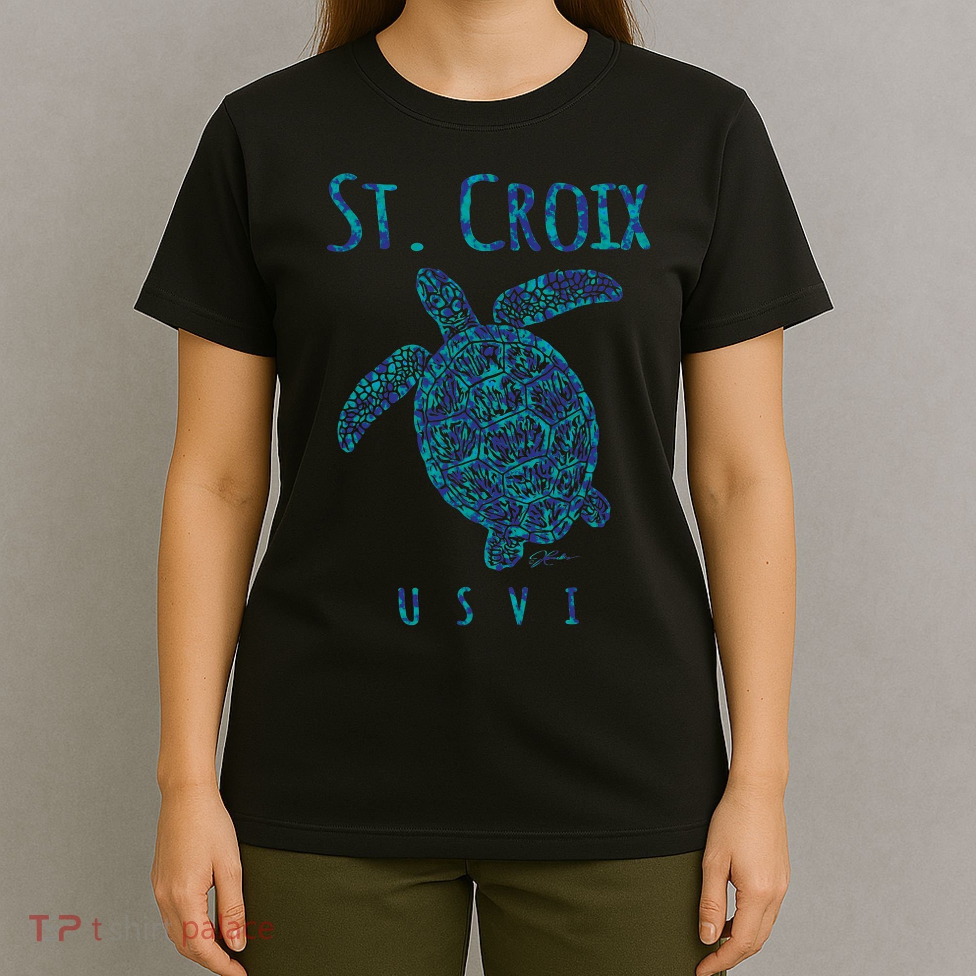 Sea Turtle St Croix USVI T-Shirt