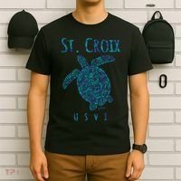 Sea Turtle St Croix USVI T-Shirt thumb 6