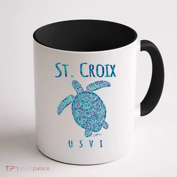 Sea Turtle St Croix USVI Coffee Mug