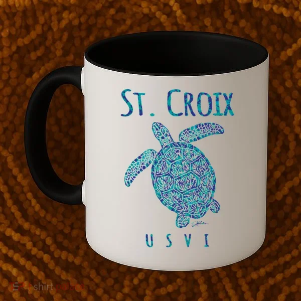 Sea Turtle St Croix USVI Coffee Mug