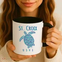 Sea Turtle St Croix USVI Coffee Mug thumb 3