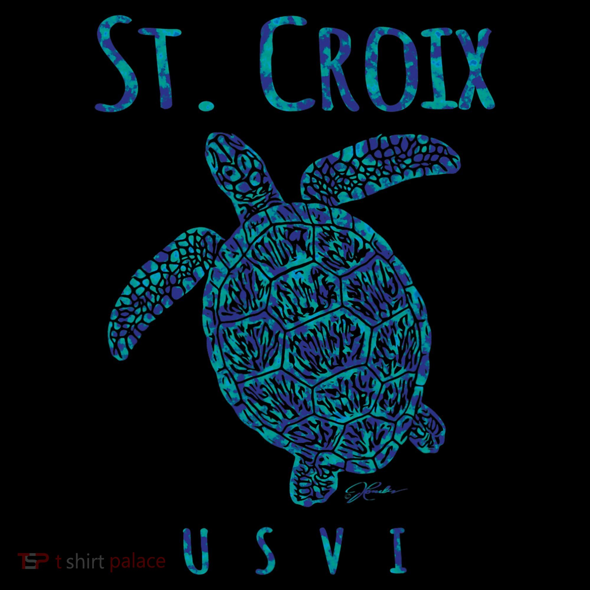Sea Turtle St Croix USVI Coaster