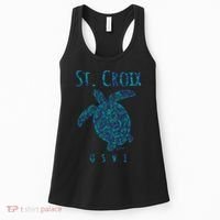 Sea Turtle St Croix USVI Women's Tank Top thumb 0