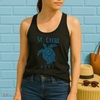 Sea Turtle St Croix USVI Women's Tank Top thumb 2