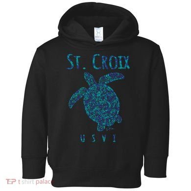 Sea Turtle St Croix USVI Toddler Hoodie