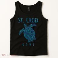 Sea Turtle St Croix USVI Tank Top thumb 2
