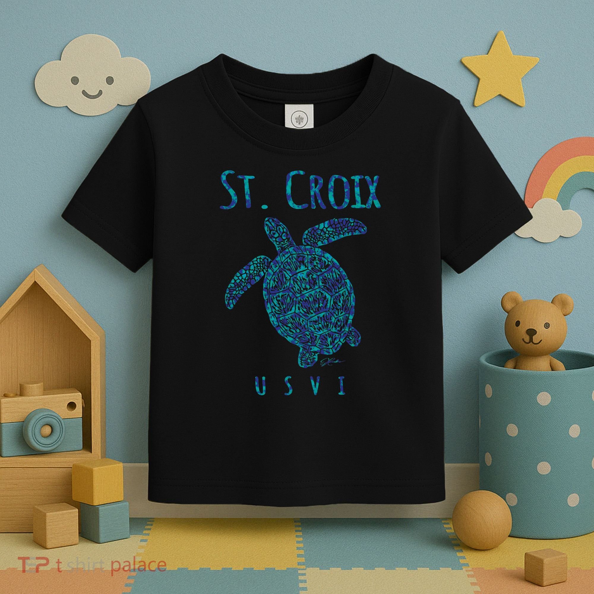 Sea Turtle St Croix USVI Toddler T-Shirt