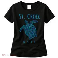 Sea Turtle St Croix USVI Women's T-Shirt thumb 0