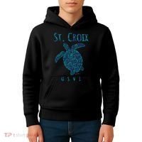 Sea Turtle St Croix USVI Kids Hoodie thumb 4