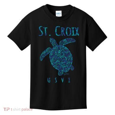 Sea Turtle St Croix USVI Kids T-Shirt