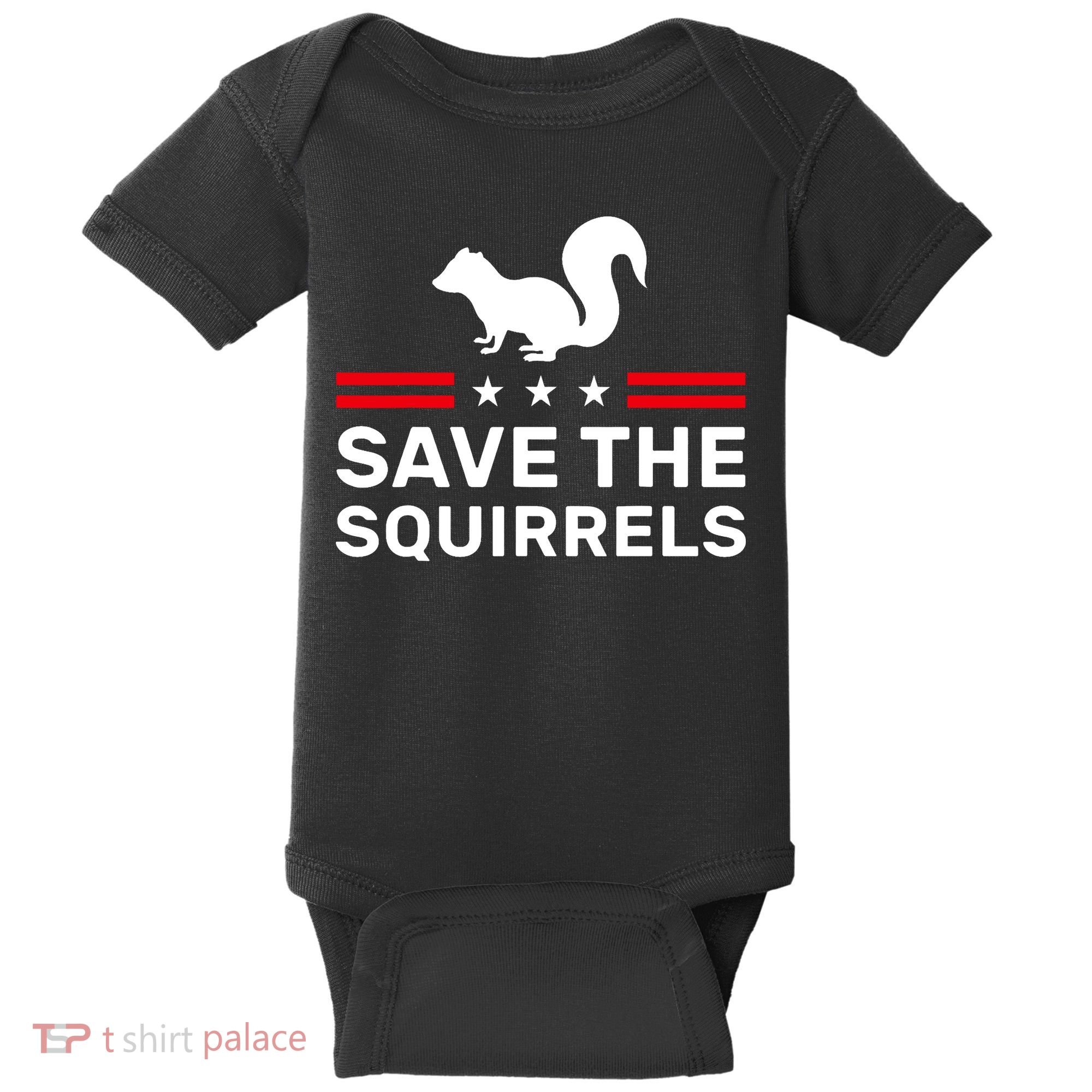 Save The Squirrels Justice For Peanut Baby Bodysuit