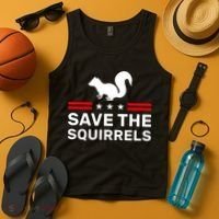 Save The Squirrels Justice For Peanut Tank Top thumb 4