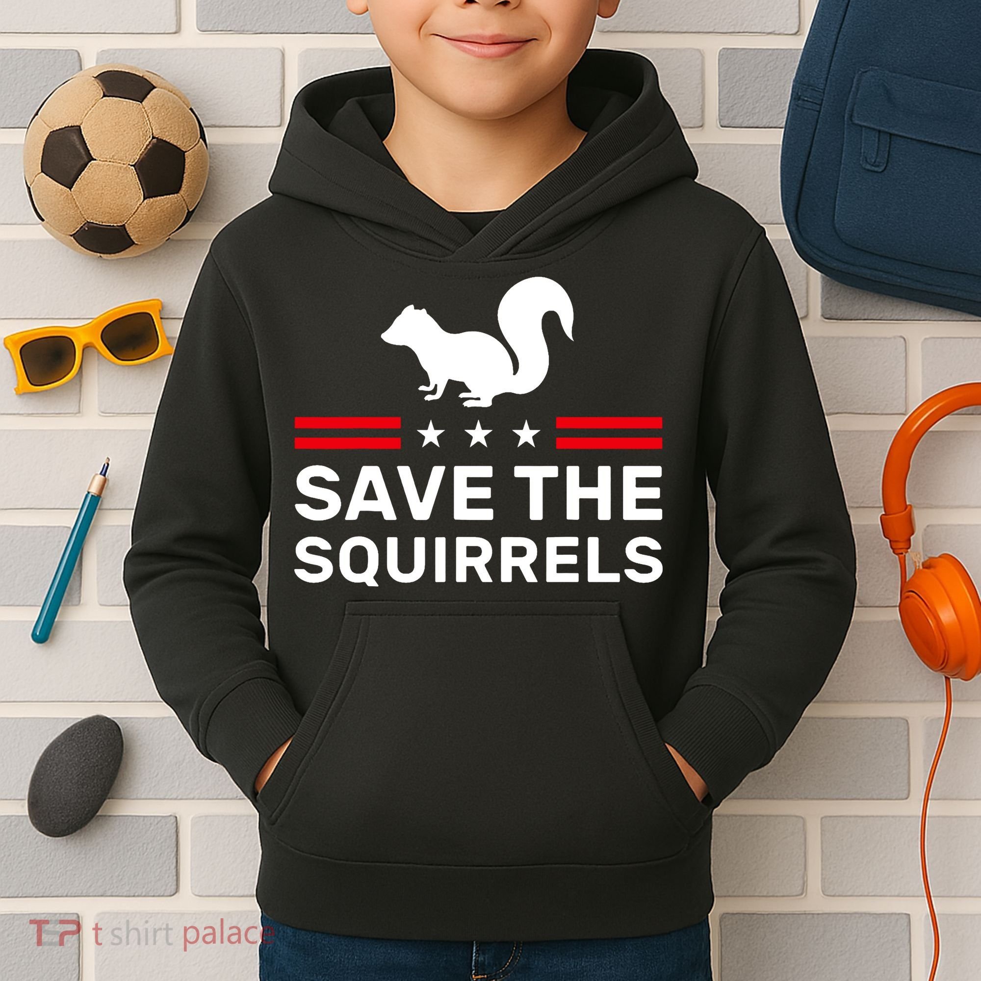 Save The Squirrels Justice For Peanut Kids Hoodie