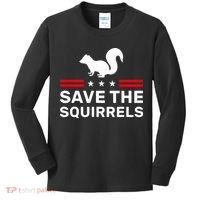 Save The Squirrels Justice For Peanut Kids Long Sleeve Shirt thumb 0