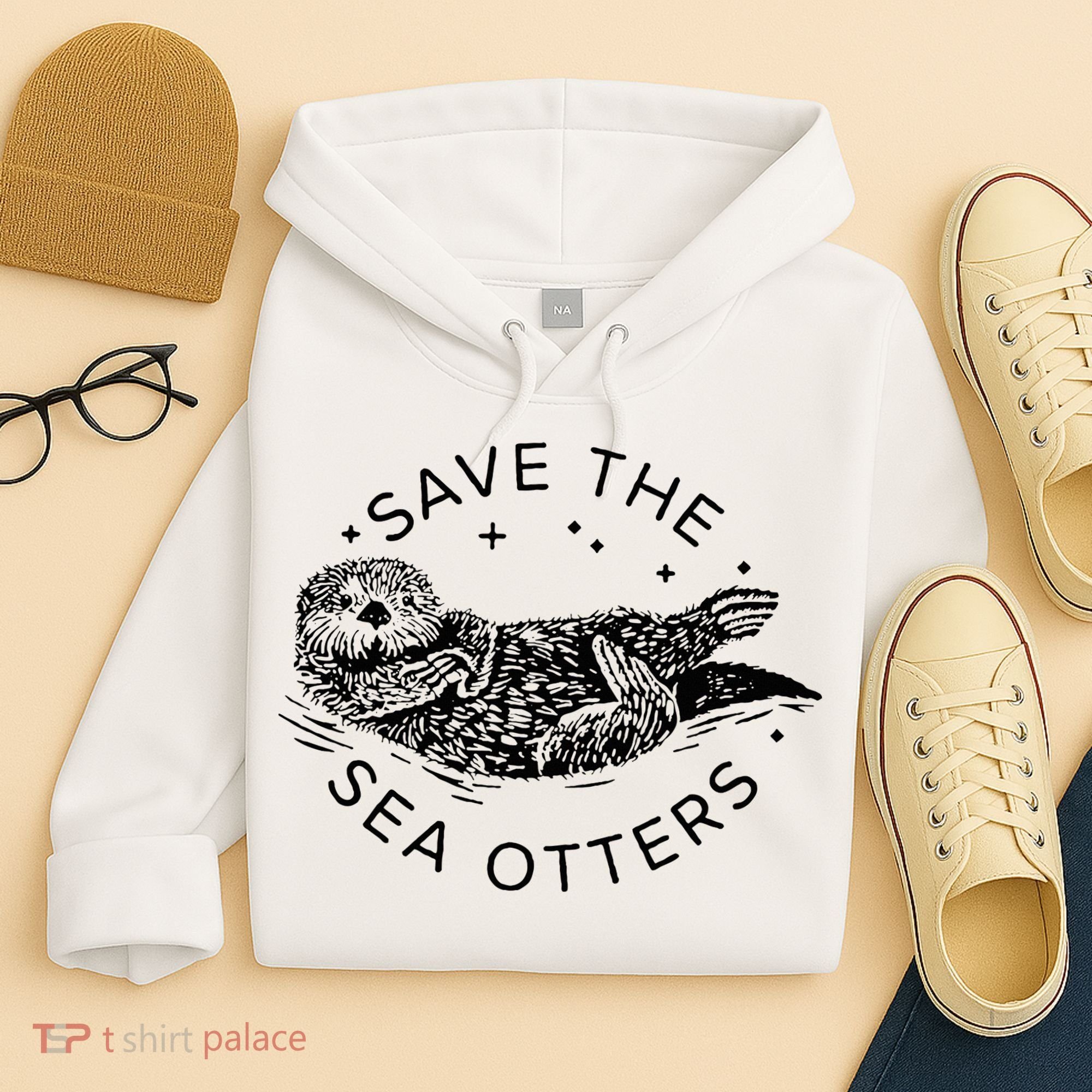 Save The Sea Otters Hoodie