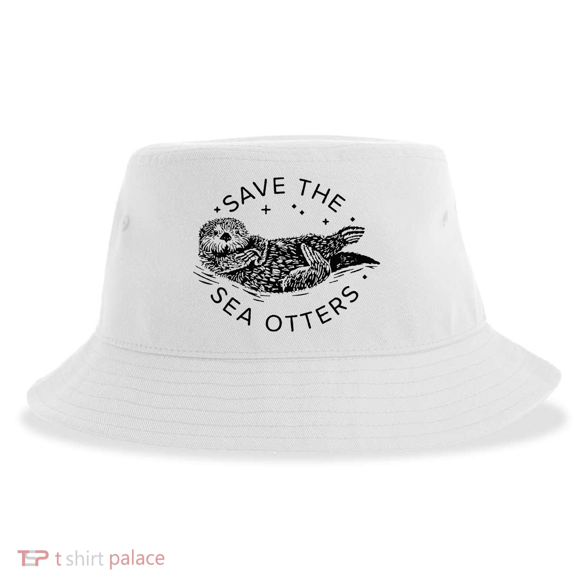 Save The Sea Otters Sustainable Bucket Hat