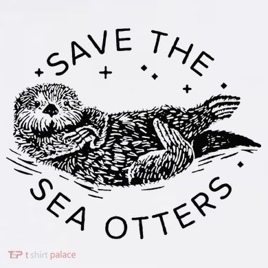 Save The Sea Otters Sustainable Bucket Hat