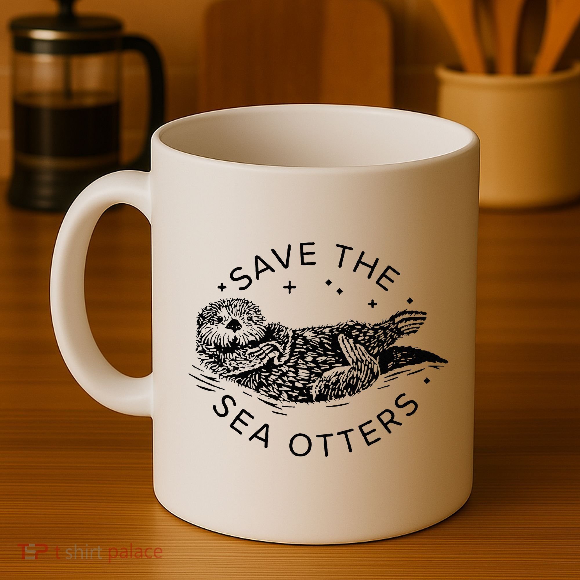 Save The Sea Otters Coffee Mug