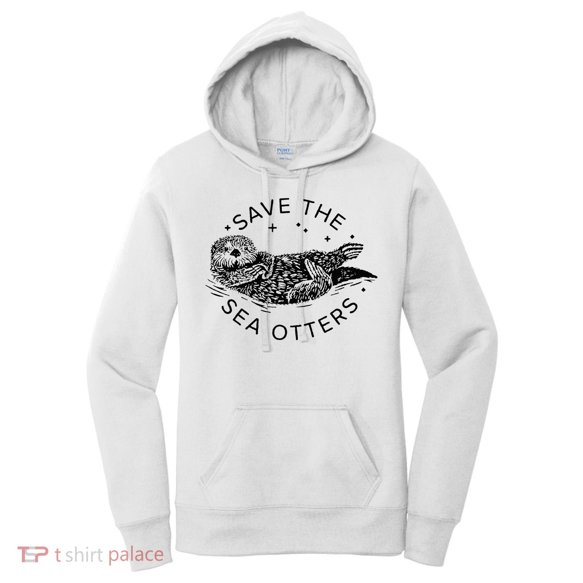 Save The Sea Otters Women's Hoodie