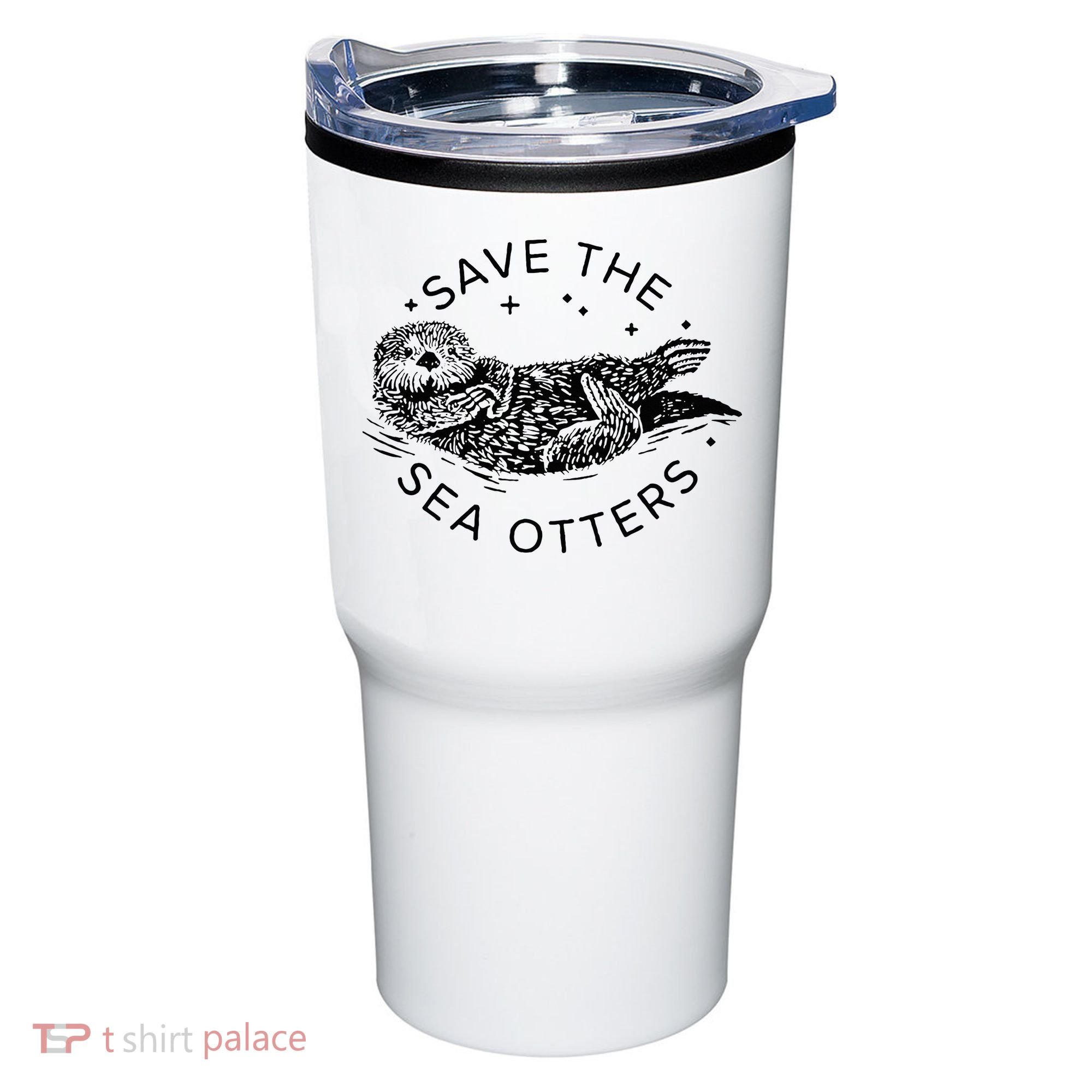 Save The Sea Otters Tumbler