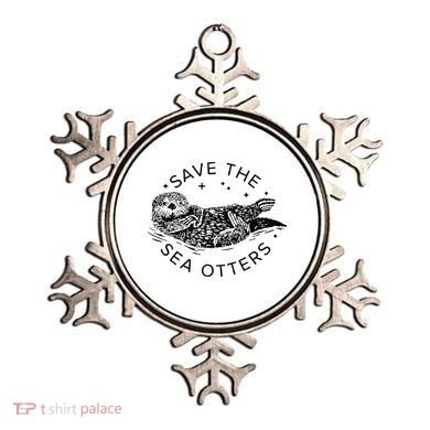 Save The Sea Otters Ornament