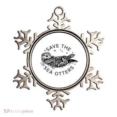 Save The Sea Otters Ornament