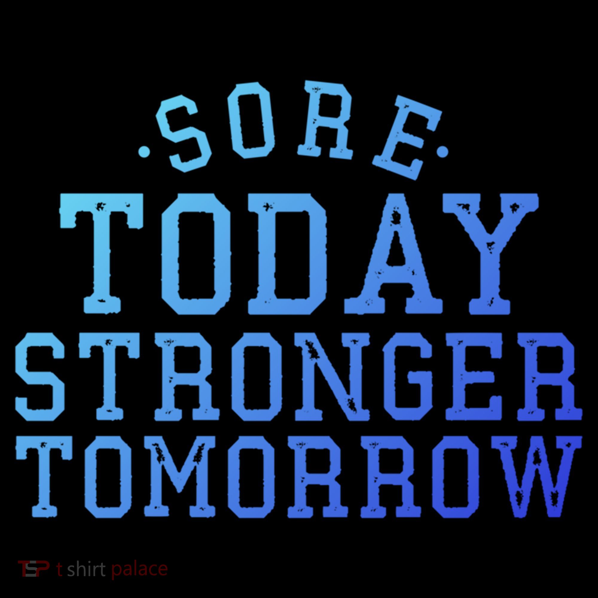 Sore Today Stronger Tomorrow Funny Workout Gym Exercise Gift Women's Hoodie