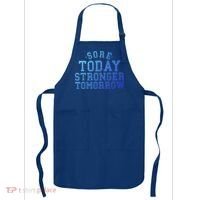 Sore Today Stronger Tomorrow Funny Workout Gym Exercise Gift Apron thumb 0