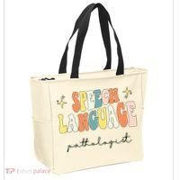 Speech Therapy Speech Language Pathologist Retro SLP Women Tote Bag thumb 2