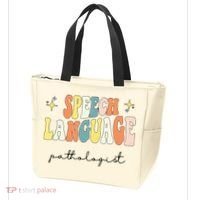 Speech Therapy Speech Language Pathologist Retro SLP Women Tote Bag thumb 3