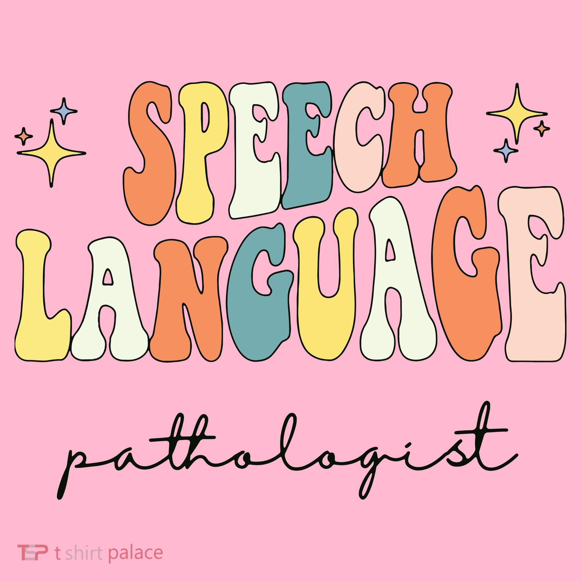 Speech Therapy Speech Language Pathologist Retro SLP Women Coaster