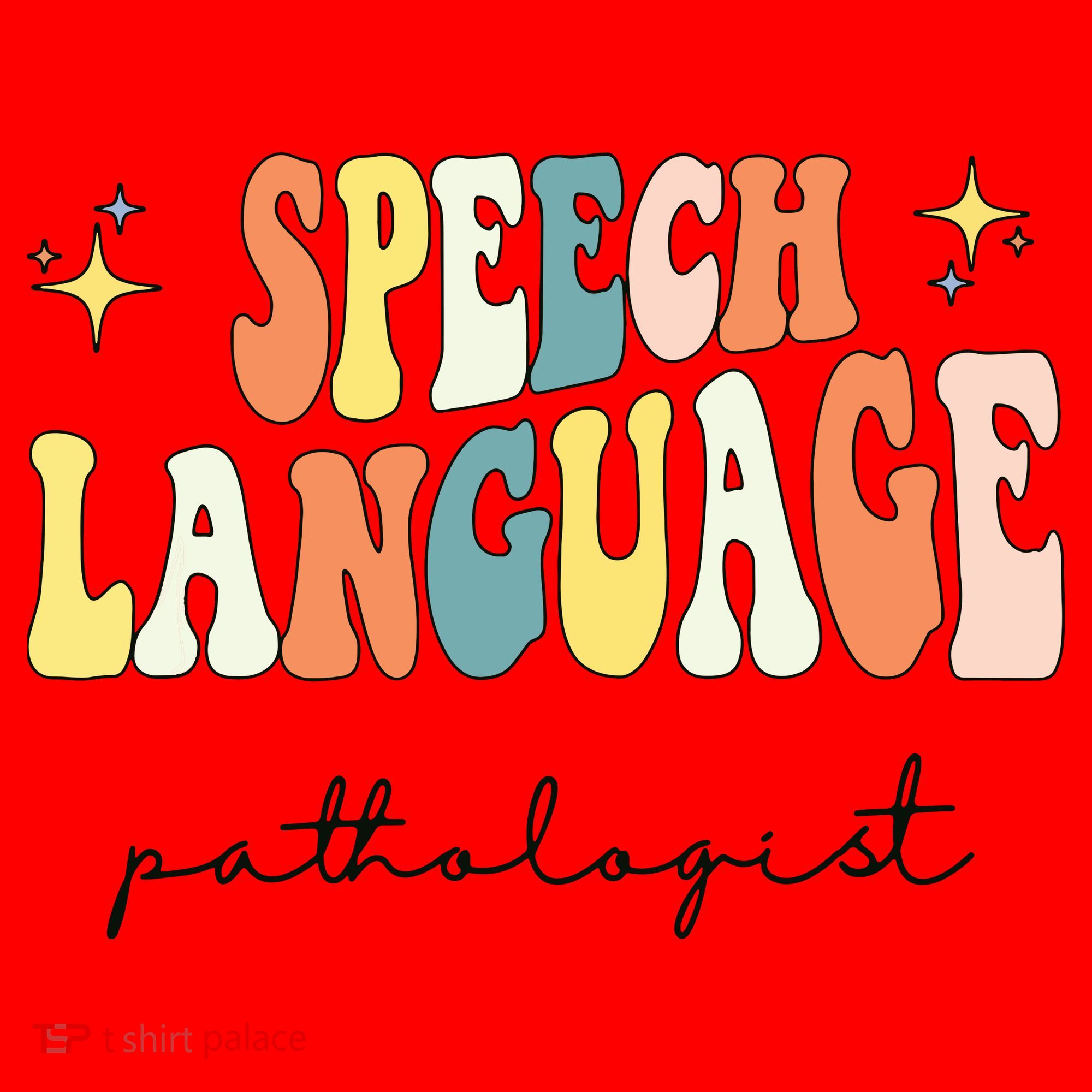 Speech Therapy Speech Language Pathologist Retro SLP Women Santa Hat