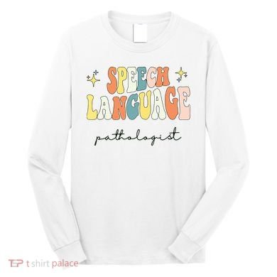 Speech Therapy Speech Language Pathologist Retro SLP Women Long Sleeve Shirt
