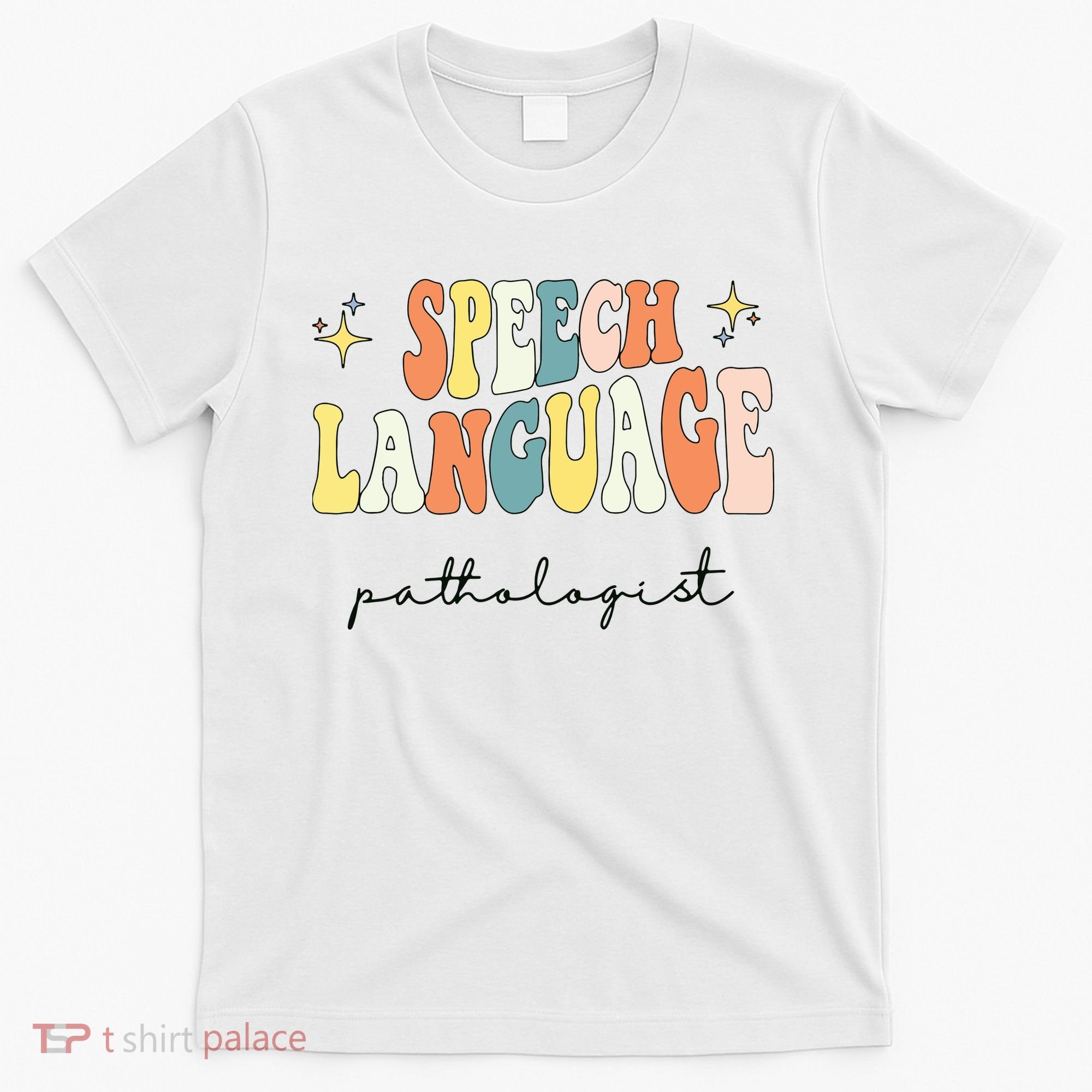 Speech Therapy Speech Language Pathologist Retro SLP Women T-Shirt